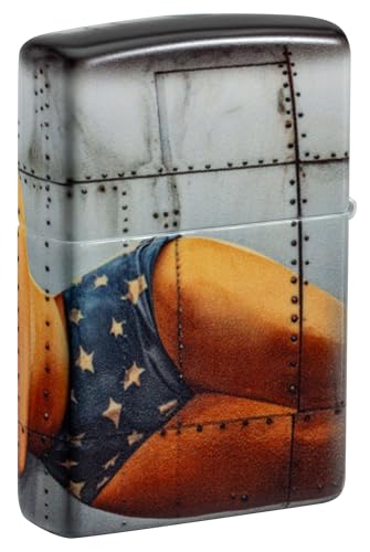Zippo Encendedor modelo Nose Art Pin-up Girl color 540 miniatura 2