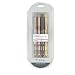 TUL Metallic Retractable Gel Pens, Medium Point, 0.8 mm, Assorted Design Barrel Colors, Assorted Ink Colors, Pack Of 4 Pens
