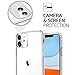 TENOC Phone Case Compatible with iPhone 11, Clear Case Shockproof Protective Bumper Slim Cover for 6.1 Inch