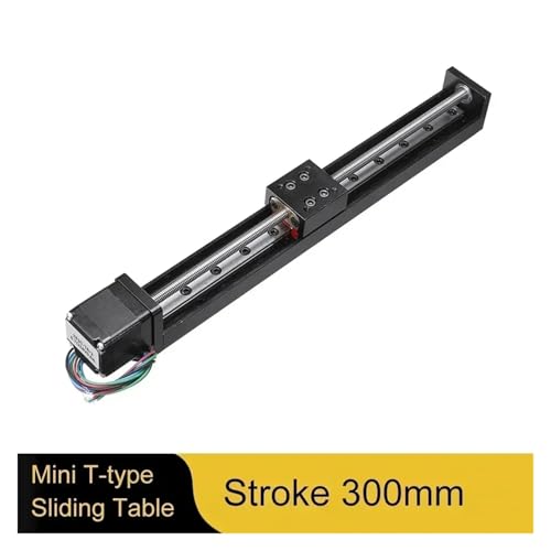 Mini riel lineal de 300 mm con Nema11 y paso de 1 mm para CNC 2