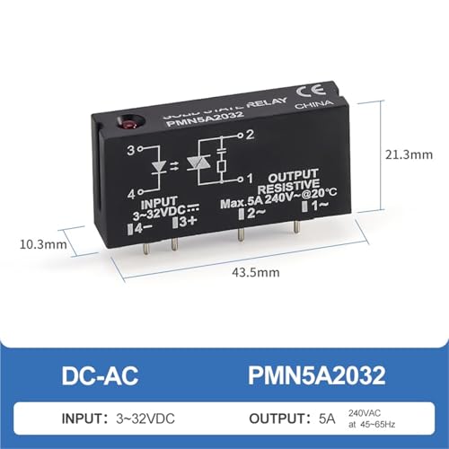 Relais statique circuit imprimé PMN5D6132 pour sécuriser vos commandes basse tension 24V - 3