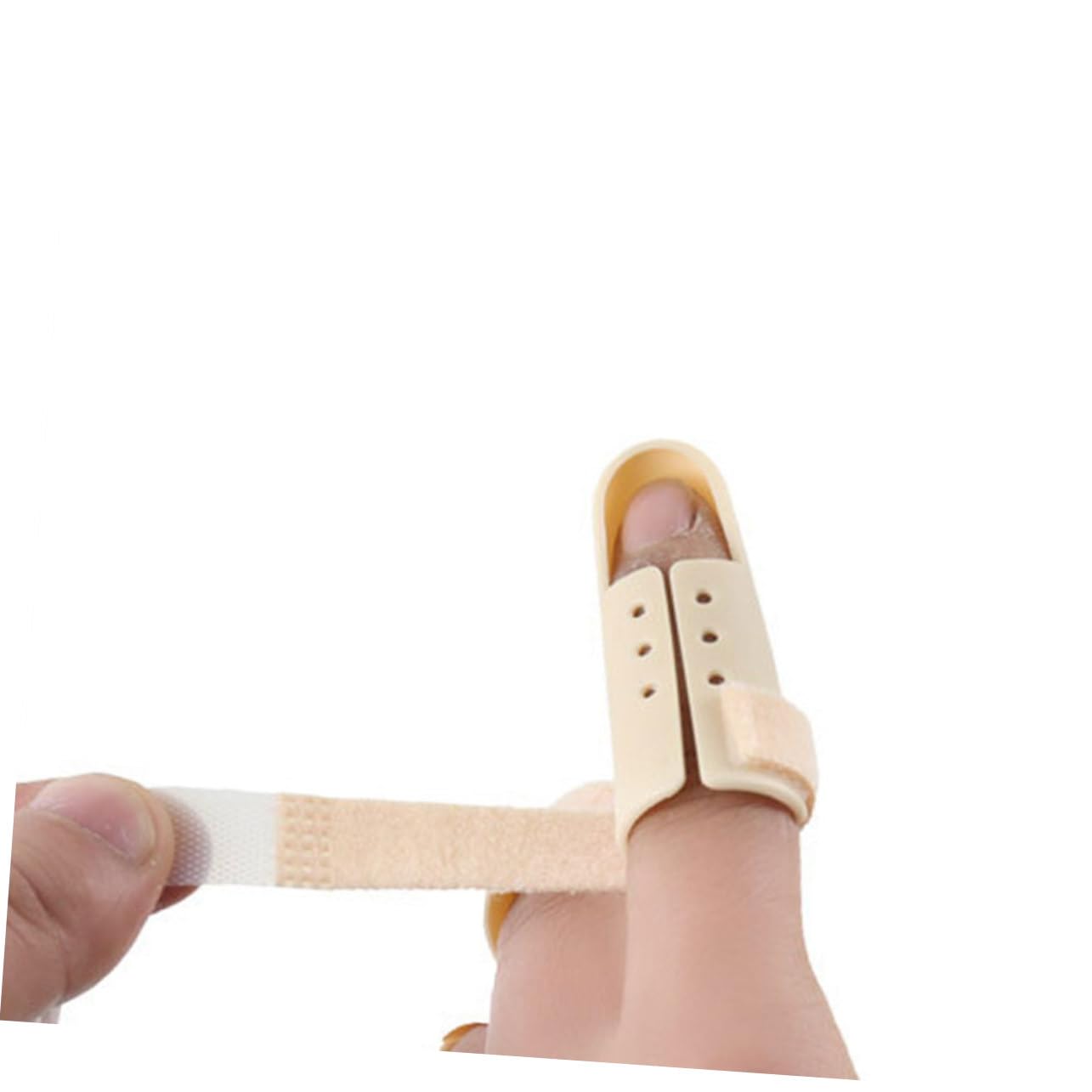 Beavorty 6pcs Finger Treatment Splint Finger Support Cover Practical Protector Thumb Stabilizer Brace for Arthritis Sprains Strains Fractures