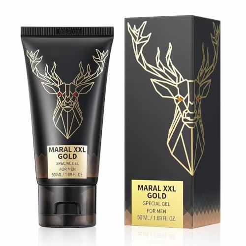 Male Enhancement Cream for Men, Body Gel for Private Part, Men's Re-Vitalize Enlargement Cream, Enhance Size and Performance – Get Bigger Thicker and Stronger (Maral XXL Gold)