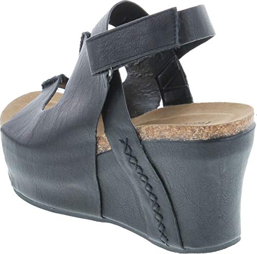 Pierre Dumas Hester-10 Women Low Wedge with an Adjustable Side Buckle3