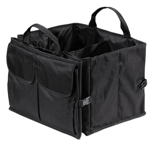 Système de rangement universel pour voiture grand modèle noir pour ranger le désordre du coffre