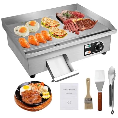 PROMOTOR Electric Countertop Flat Top Griddle Cover
