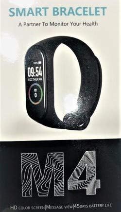 MS Wholesellar M4 Smart Bracelet HD Color Screen-Message View-45 Days Battery (B0DDQ6M6X3) Amazon Price History, Amazon Price Tracker