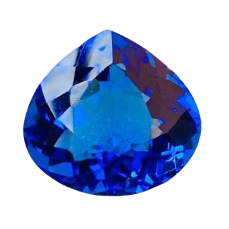 Saphir bleu naturel poire pour sceller vos plus beaux moments