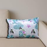 Natura - Kräuterkissen 50x34 cm mit Dinkelspelz & 10 Kräutern für ruhigen Schlaf | Bio-Baumwolle | Geisha | Geschenkidee