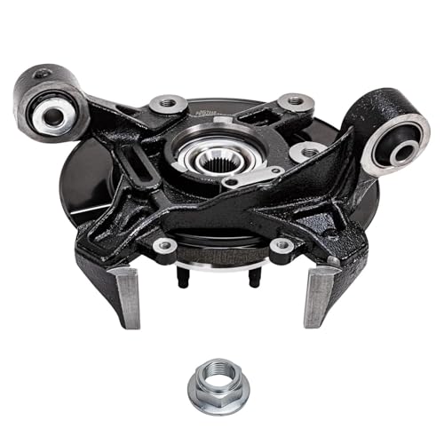 Image of Detroit Axle - Rear Steering Knuckles for 2006-2010 Mercury Mountaineer Ford Explorer 2007-2010 Explorer Sport Trac 2008 2009 Steering Knuckles & Wheel Bearing Hubs Replacement