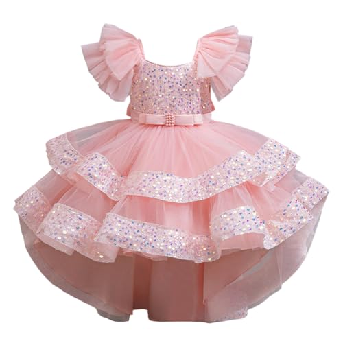 Girls Mesh Dress Stylish Flowy Childrens Party Outfit Comfortable Summer Casual Playwear