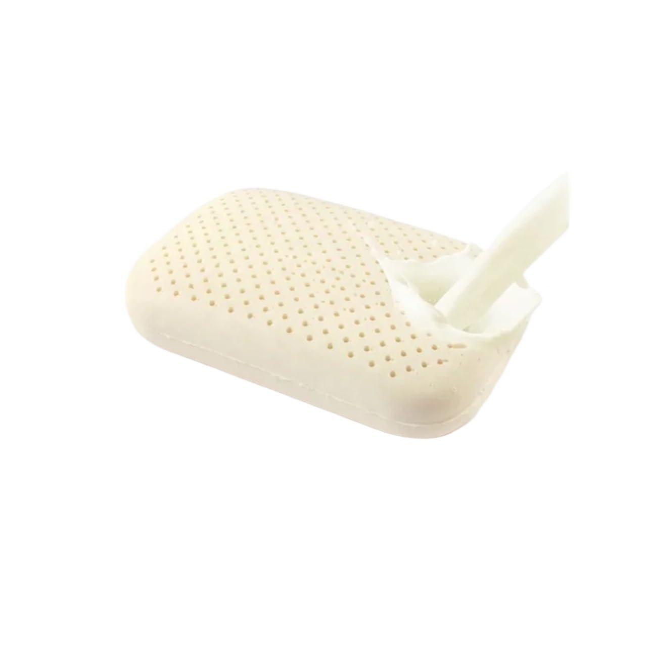 Poduszka podróżna z naturalnego lateksu, 37 cm, przenośna poduszka pod szyję, do biura, drzemki, przerwy na lunch, sen i relaks, idealna do podróży i komfortu