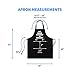 Savvy Designs Aprons for Men - Adjustable Black Apron with Pockets, Mr Good Lookin is Cookin - Unique Christmas BBQ & Grilling Gifts