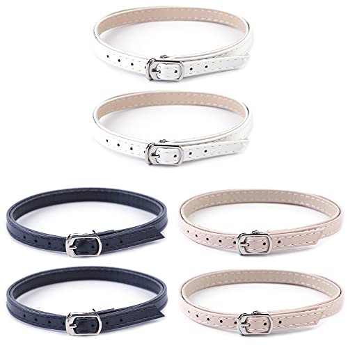 3 Paar High Heels Abnehmbare Schuhriemen Schuhen Anti-Lose Hohen Absätzen Schnürsenkel Schuh Sandals Heel Straps Schnürsenkel-Zubehör Damen Leder Schuh Riemen Schnalle Schuhzubehör Dekoration DIY (A)