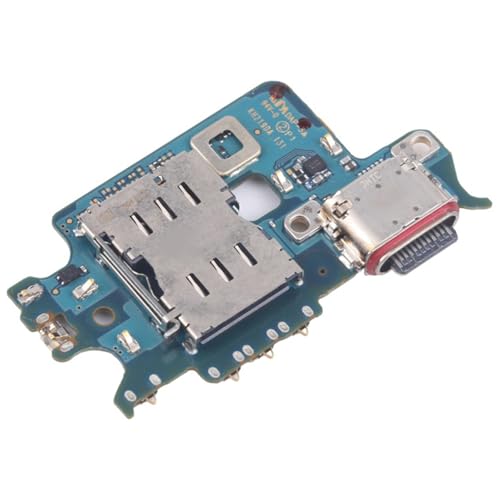 LLINthy Placa de carga USB, conector de puerto USB para carga de pieza de repuesto de placa S22