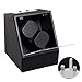 Produktbild POHOVE Automatischer Uhrenbeweger Box Uhrenbeweger für 2 Uhren mit leisen Motor Dual Power Supply Holz Shell Schwarz PU Leder Uhrengehäuse