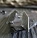 The Raven Crow Bird Stud Earrings Antiqued Sterling Silver Handmade in USA