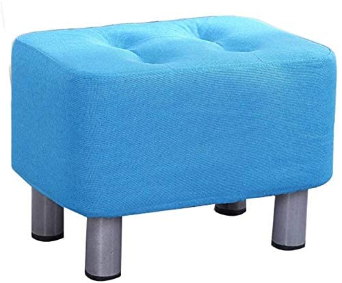 Tabouret canapé bleu respirant pour soulager la fatigue et ranger l'entrée