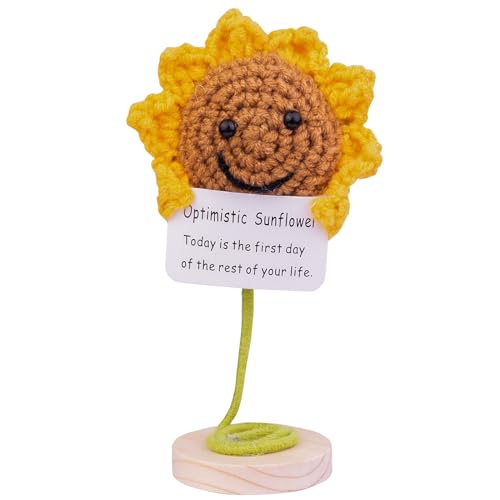 Jouet amusant en forme de fleur positive cadeau d'encouragement original de Noël
