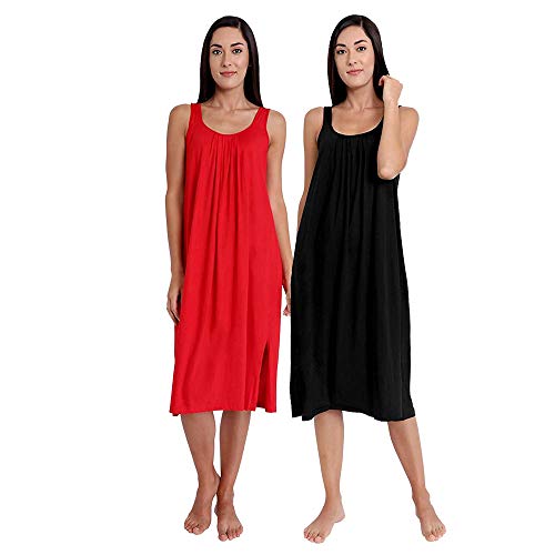 Image of TWGE Cotton Full Length Camisole for Women