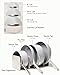 Caraway Nonstick Ceramic Cookware Set (12 Piece) Pots, Pans, Lids and Kitchen Storage - Non Toxic - Oven Safe & Compatible with All Stovetops - Gray