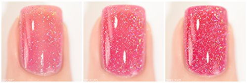 Image of ILNP Jello Shot - Paradise Pink Holographic Sheer Jelly Nail Polish