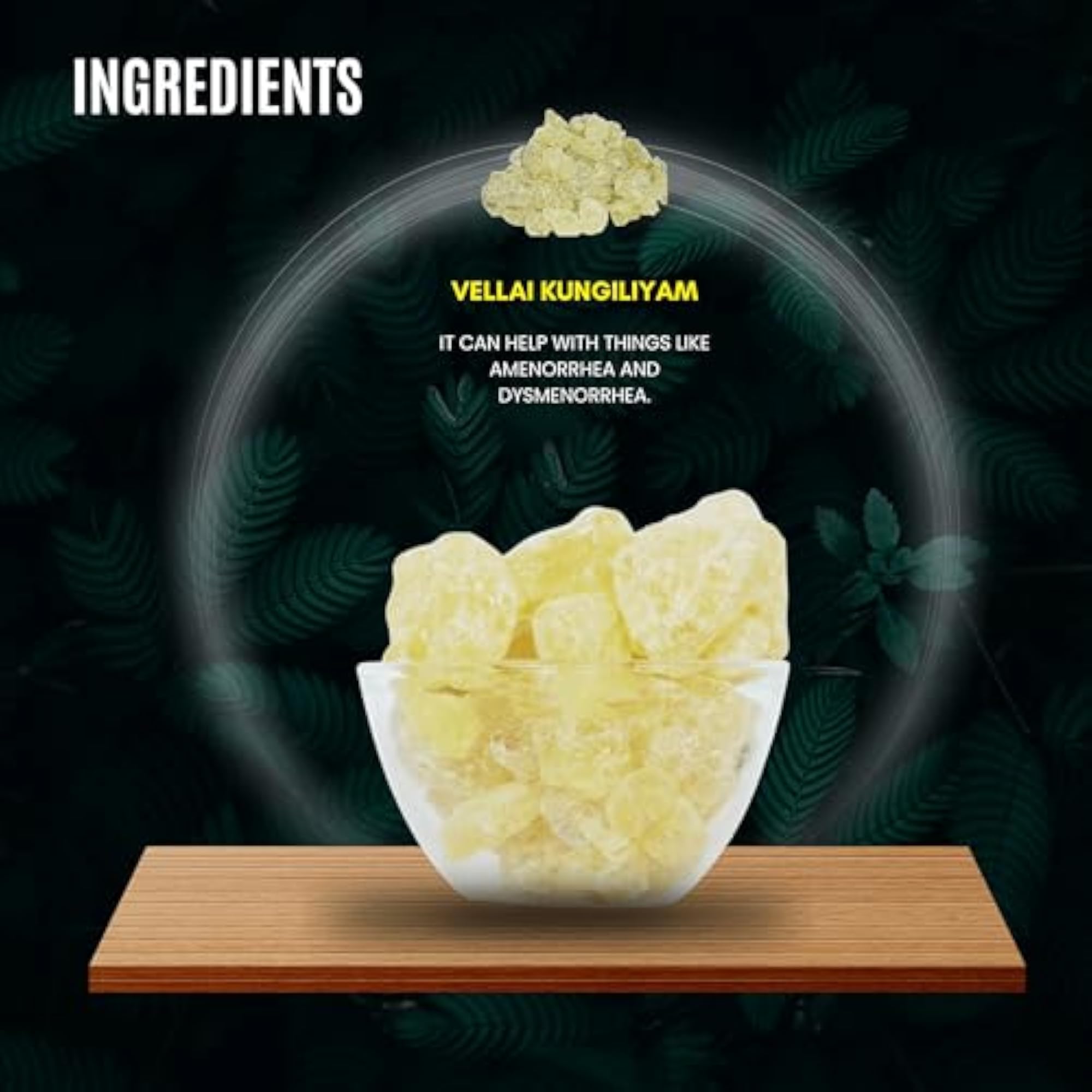 Allherbs Vellai Kungiliyam, Natural Piney Resin