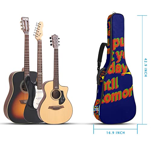 Étui rembourré pour guitare acoustique classique Motif fleurs, Multicolore 03., 42.9×16.9×4.7 in, Organiseur de sac - Les Beatles, Paul McCartney, John Lennon, RIngo Starr, George Harrison Étui rembourré pour guitare acoustique classique Motif fleurs, Multicolore 03., 42.9x16.9x4.7 in, Organiseur de sac – Image 6