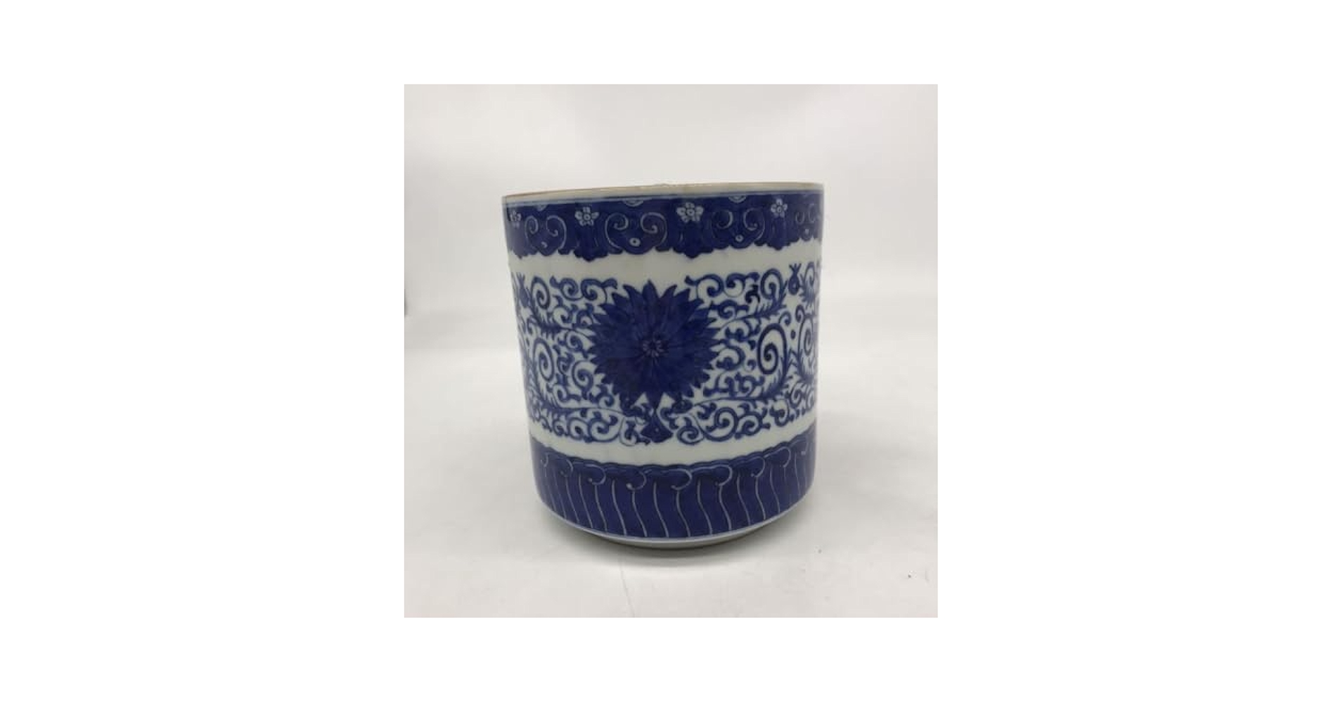 Amazon.co.jp: 水指水差し茶道具平安春峰染付(検茶器骨董品古玩
