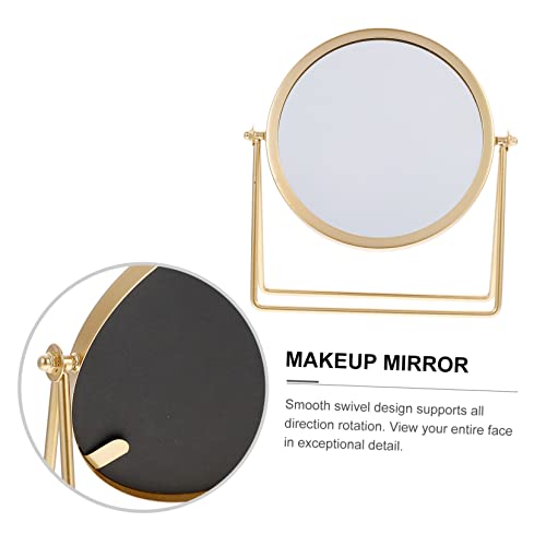Miroir de maquillage pivotant de table rond pour bureau et coiffeuse - 8
