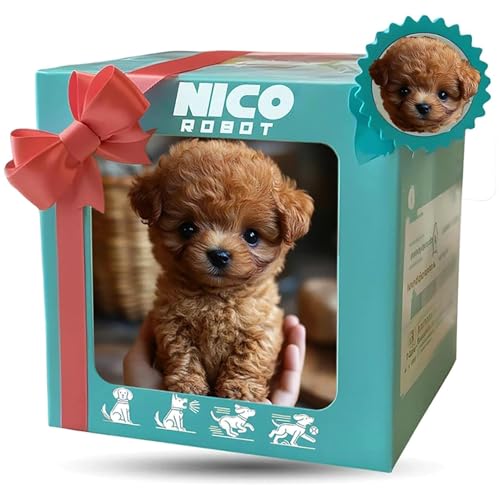 Smart Robot Dog 2025 - Juguete De Cachorro Robótico con Caminatas Realistas, Ladridos Y Caminatas De La Cola | Mascota Electrónica Interactiva para Niños Y Adultos (marrón)