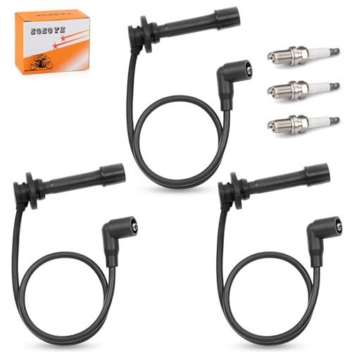 Image of Spark Plug & Cap Wire Kit for Kawasaki KAF820 KAT820 Mule PRO-FX PRO-FXR PRO-FXT 2015-2023 21150-0013