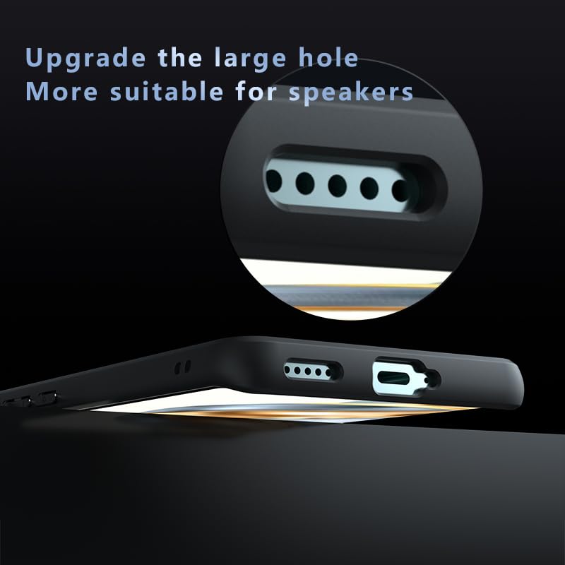 Image of Back Cover Compatible with Honor X9C 5G - Matte Black Case | Slim Rubber Mobile Cover | Anti-Scratch Back Cover | Soft Touch Phone Case | Lightweight Mobile Case