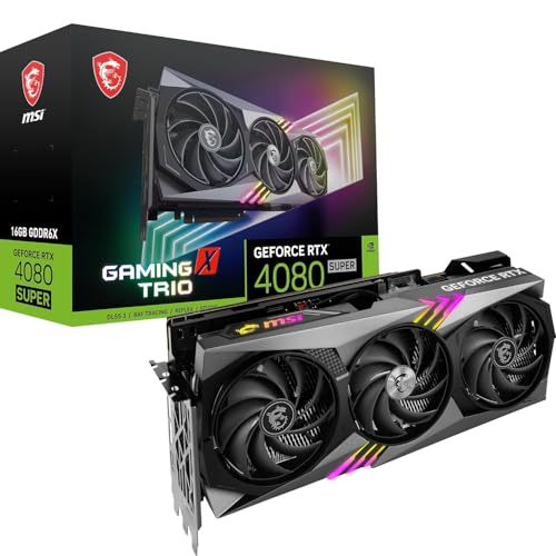 GeForce RTX 4080 SUPER 16G GAMING X TRIO Scheda Video - 16GB GDDR6X, 2610 MHz, PCI Express Gen 4, 256-bit, 3x DP v 1.4a, HDMI 2.1a MPG A1000G PCIE5 Alimentatore 1000W, 80 Plus Gold - Scheda video - Immagine 1