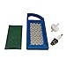 Produktbild HURI Luftfilter Zündkerze Benzinfilter für Briggs & Stratton OHV 10-13,5 HP 698413 697775 797007, 298090, Champion RJ19LM
