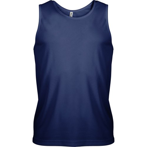 Kariban Proact Herren Sport-Oberteil/Sport-Top, ärmellos (Large) (Marineblau)