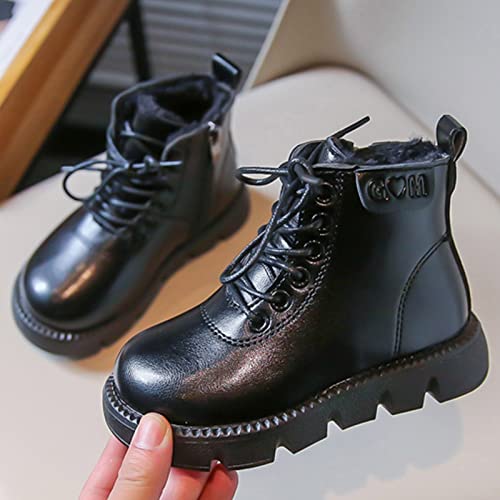 Fashion Spring And Autumn Children Boots Boys And Girls Ankle Boots Thick Bottom Non Slip High Top Big Kids Size 5 Boots2