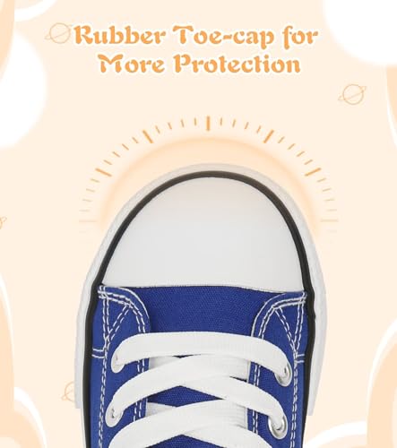 Image of Toddler Little Kid Cushioned Canvas Shoes Slip On Sneakers Soft and Durable