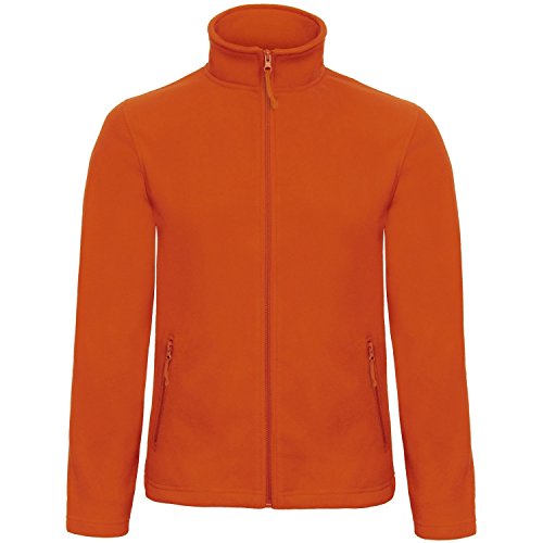 Chaqueta polar ID 501 B&C Collection para hombre en color naranja calabaza talla S