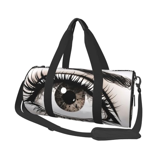 Travel Duffel Bag Lightweight Carry On Weekender Overnight Bags Eyelash Sports Tote Gym Backpack with Adjustable Strap Hospital Bags Foldable Luggage Bag for Women Men