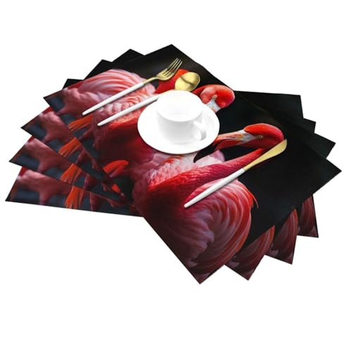 Set de table flamant rose pour repas en terrasse et intérieur chic - 5