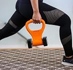 Kettlebell Grip,Kettlebell Adjustable Portable Weight Grip Travel Workout Equipment Gear for Gym Bag, Crossfit WOD, Weightlifting, Bodybuilding, Lose Weight | Clamps to Dumbbells,Handle to Convert Dumbbells into Kettlebells for Workouts
