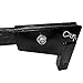 Titan Attachments Hitch-Mounted Ripper, Cat 0 & Cat 1 Tractor/ATV/UTV Compatible, Fits 2in Hitch Receivers, Two Height Adjustments, Subsoiler with Reversible Tooth, 3 Point Landscaping Trencher