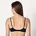 Amazon Essentials Women's Cotton Jersey Lined Plunge Bralette, Pack of 2, Black/White, 34B