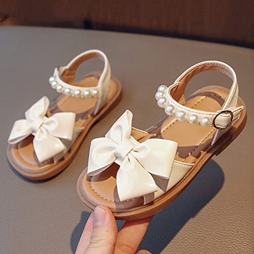 Generic Girls' Sandals Summer Children's Soft Sole Shoes Fashion Girls' Bow Princess Shoes Baby Beach Shoes Shoes for Baby Girls3