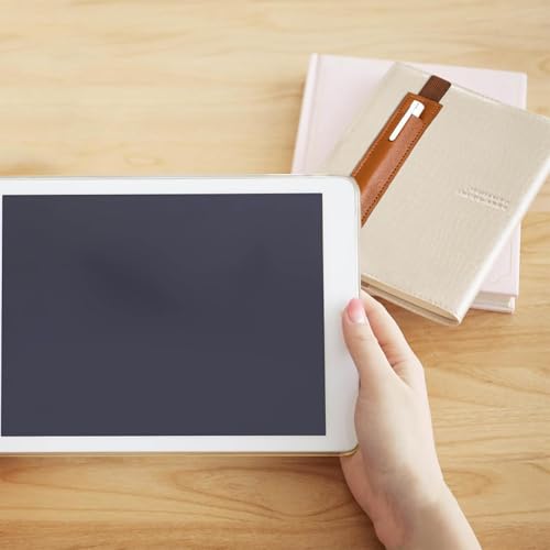 DEANKEJI 6 Stück Stifthalter Notizbuch, Zwei Modelle und DREI Farben von Stiftschlaufe, Verstellbare Pen Loop Geeignet für Laptops, Bücher, Kalender
