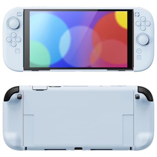 Image of PlayVital Hard Case for Nintendo Switch 2 with Extra Stand & Thumb Grip Caps | Split Design, Dockable Protective Full-Body Shell Cover for Nintendo Switch 2 | Solid Color Series, Heaven Blue