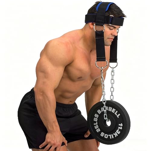 Fitness Neck Head Harness Neck Training Weight Lifting Strength Trainer