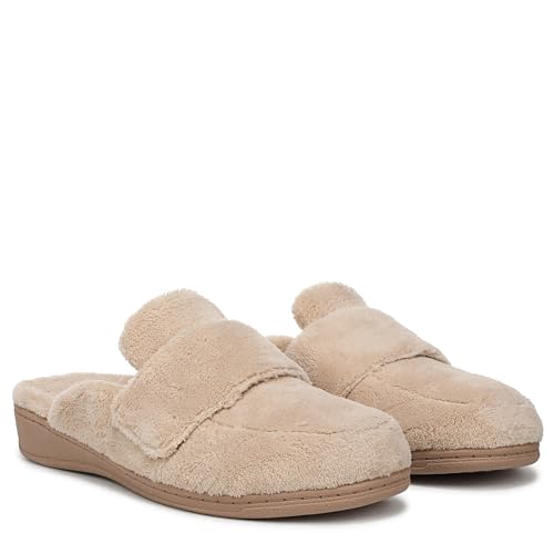 Image of Vionic Women's Gemma Mule Slipper - Comfortable Spa House Slippers that Include Three-Zone Comfort with Orthotic Insole Arch Support, Soft House Shoes for Ladies