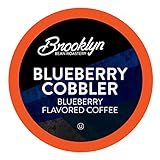Picture of Brooklyn Beans Blueberry Cobbler Coffee Pods, Flavored Gourmet Pack, 40 Count - Compatible with Keurig 2.0 K Cup Brewers - Premium Quality, Rich and Smooth Taste, Single Serve Pods